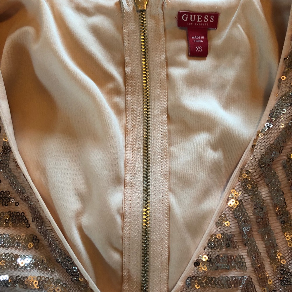 Rose Gold GUESS romper - Picture 2 of 4